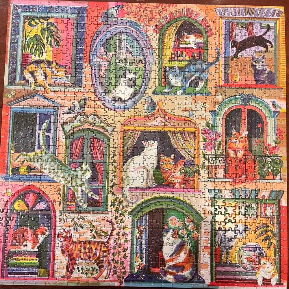 Colorful Cat Puzzle 1000 piece